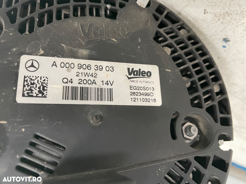 ALTERNATOR SPRINTER 2.0 907 910 2018 2019 2020 2021 2022 2023 A0009063903 200A 14V - 2