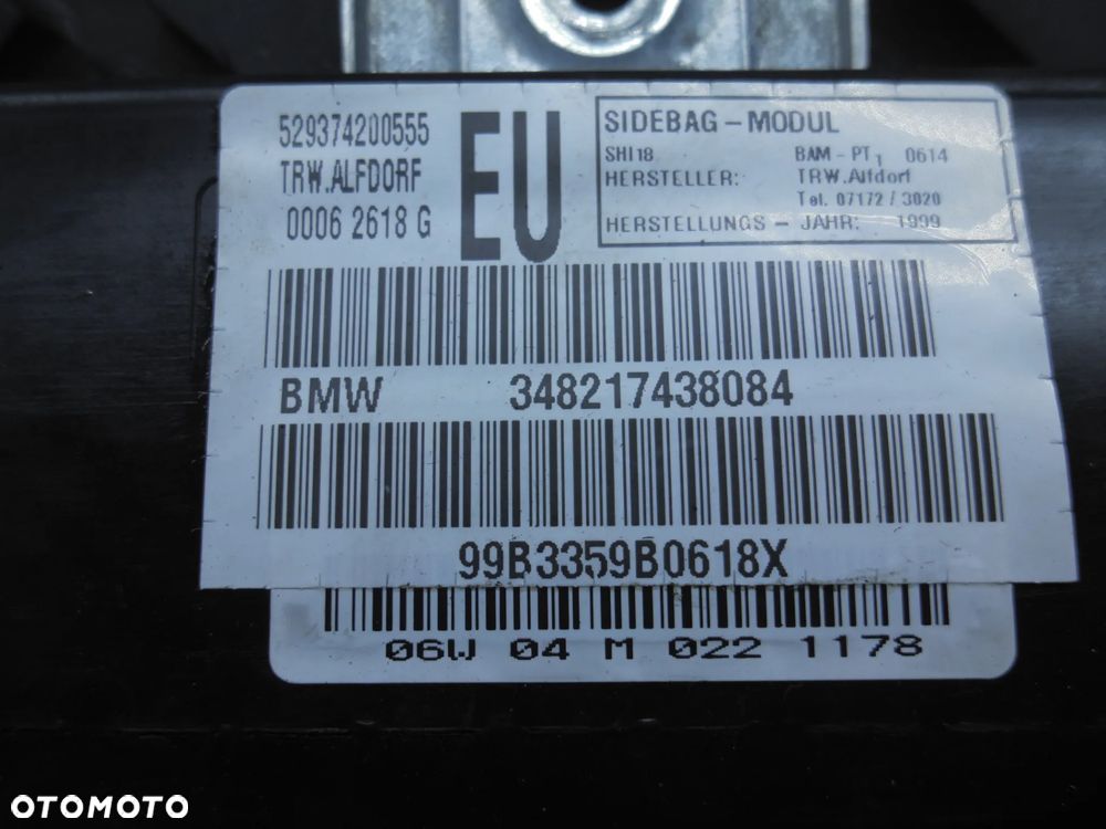 AIR BAG PODUSZKA DRZWI PRAWA BMW-3 BMW3 E-46 - 2