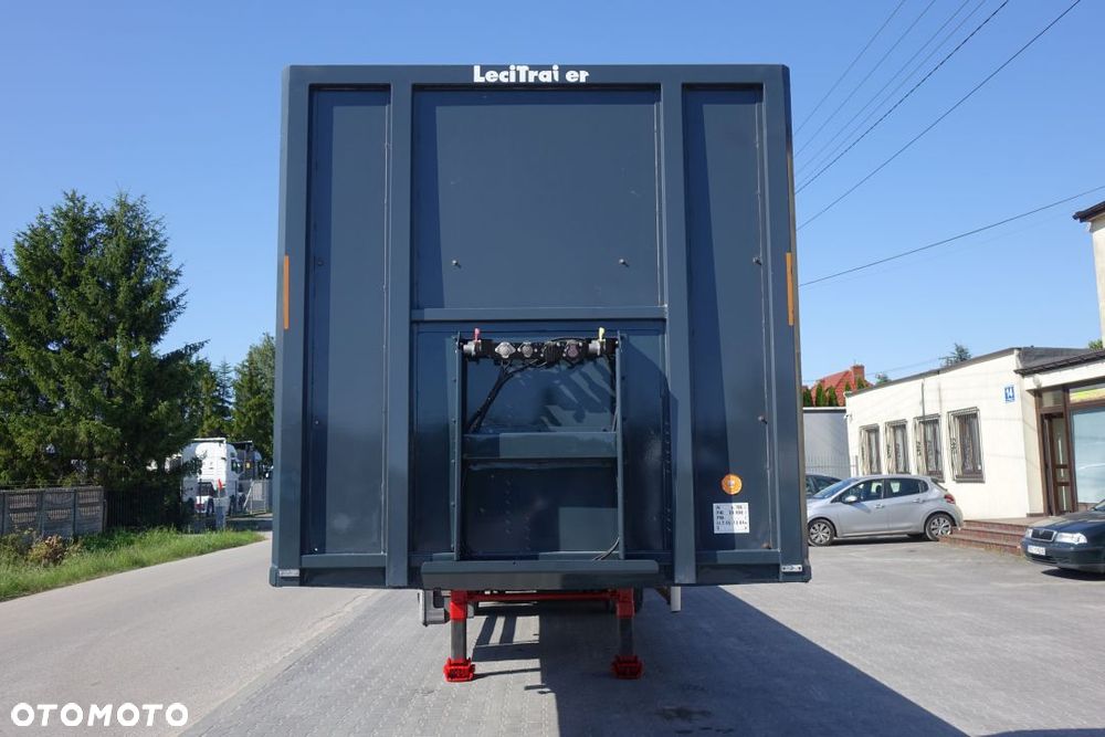 LeciTrailer PLATFORMA / MEGA / OSIE SAF / PODŁOGA WZMACNIANA - SZYNA-DESKA - 2