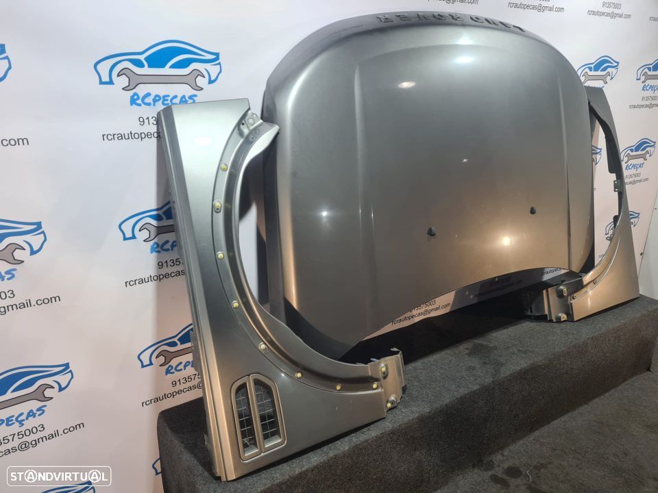 FRENTE COMPLETA LAND ROVER DISCOVERY III 3 MK3 CAPOT PARACHOQUES GUARDALAMAS OTICAS GRELHA AROS - 16