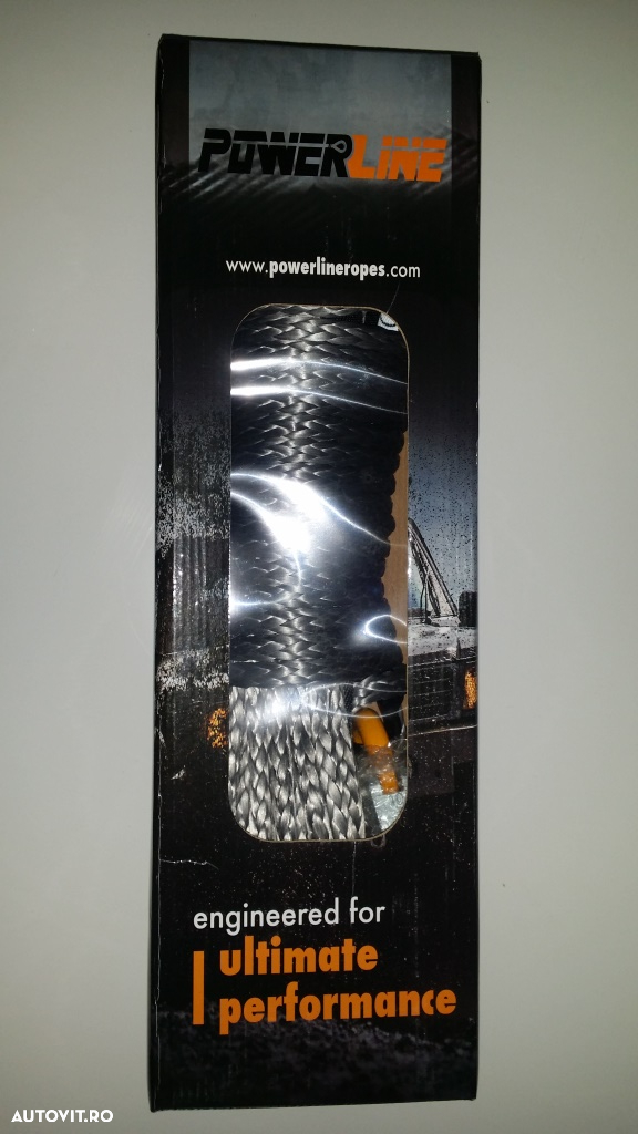 sufa, plasma ,cablu sintetic pentru troliu  10 mm grosime - 3