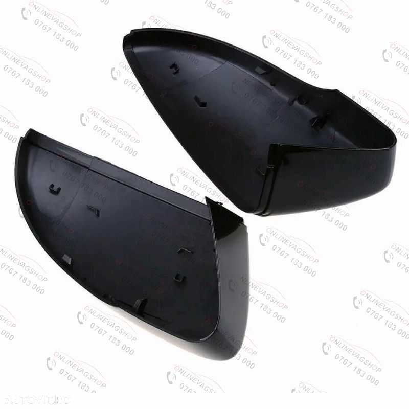 Capace oglinda negru lucios Volkswagen Passat B7, CC, Jetta, Scirocco - 7