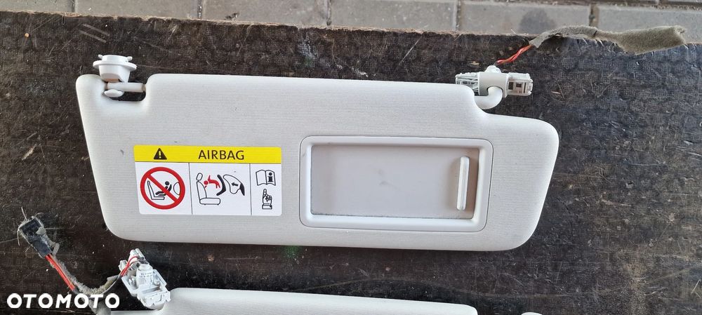 OSŁONA PRZECIWSŁONECZNA PRAWA LEWA KOMPLET 5G0857551AJ VW GOLF VII LIFT - 8