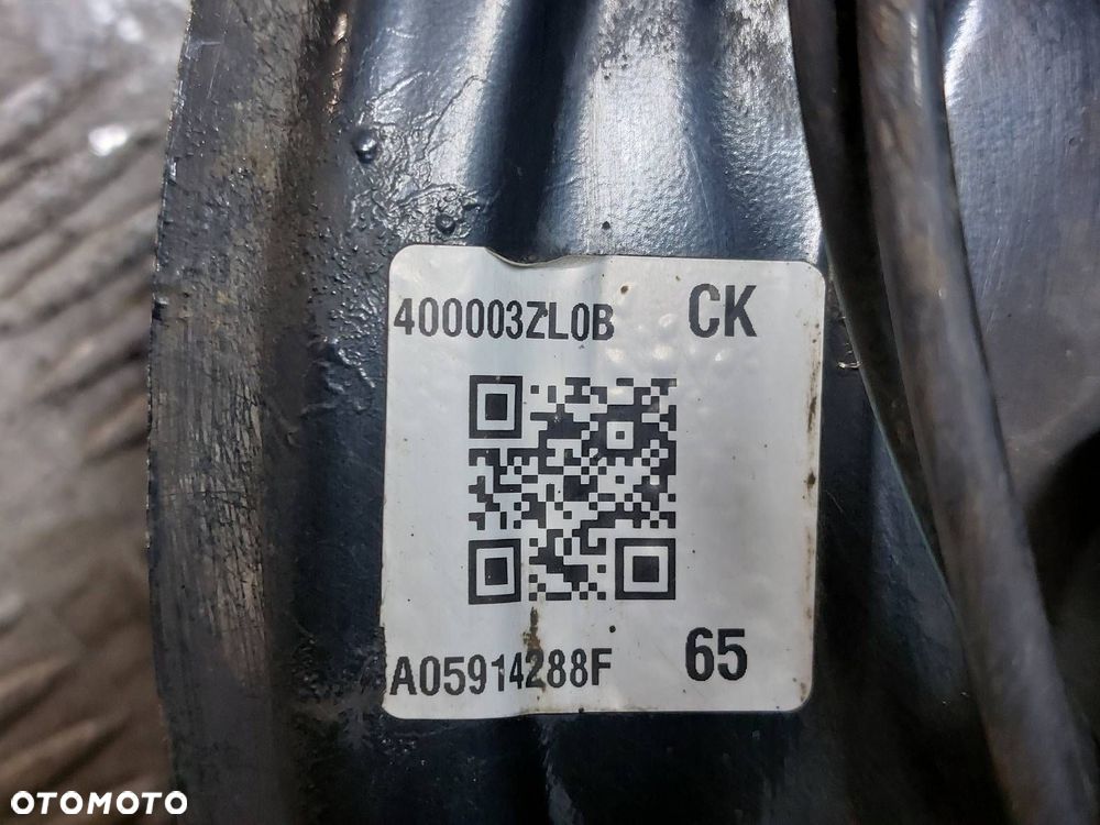 PIASTA ZWROTNICA PRAWY PRZÓD + CZUJNIK ABS NISSAN PULSAR C13 1.5 DCI - 3