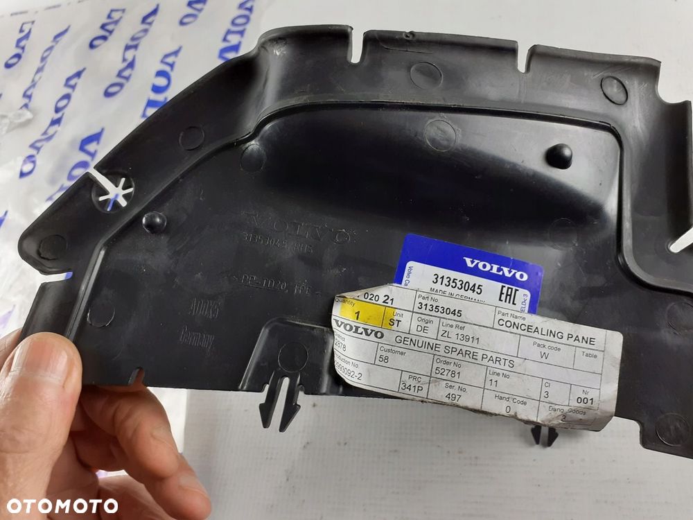 Volvo S60 kierownica wlotu powietrza P.P. 11-18r. - 3