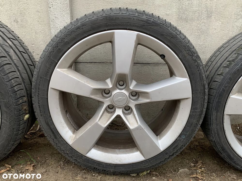 CHEVROLET CAMARO V 6.2 SS V8 2009-2015 KOŁA 20" OPONY FELGI ALUMINIOWE ALUFELGI 275/35/R20 245/35/R20 275/35/20 245/35/20 - 5