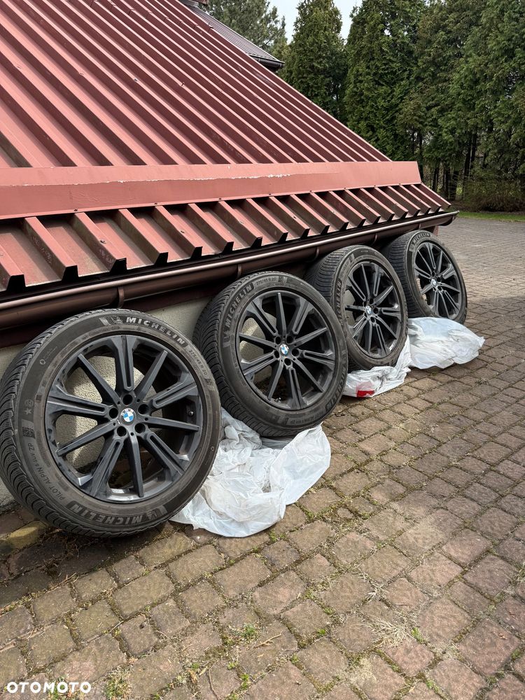 Oryginalne felgi BMW czarne R20 cali uzywane 36116883765 x5 x6 748M czarna - 2