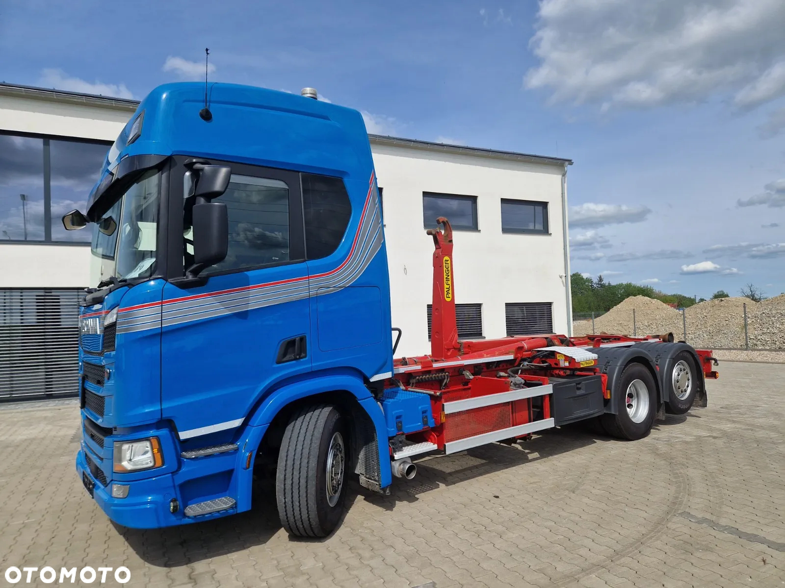Scania R450/ HAKOWIEC PALFINGERA T20 - 31 MPA/ SKRĘTNA OŚ WLECZONA/ SERWIS NIEMCY - 12
