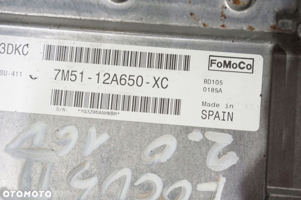 KOMPUTER SILNIKA 7M51-12A650-XC FORD FOCUS MK2 FL 2.0 16V - 2
