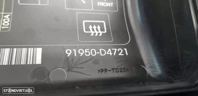 CAIXA RELÉS / FUSÍVEIS KIA OPTIMA 2015 -91950D4721 - 2