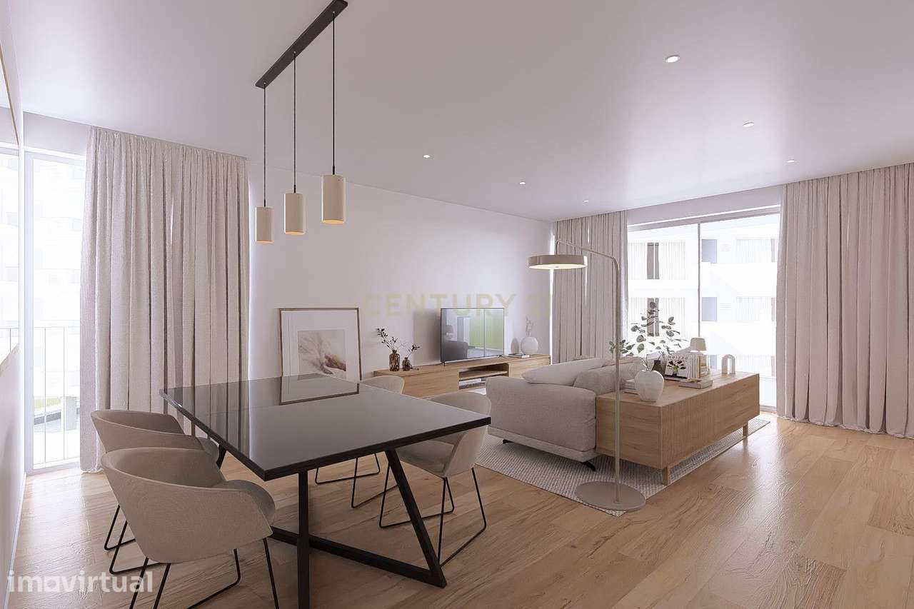 Condomínio do Sobreiro | T3 com 135m2 em Matosinhos, Senhora da Hora, - Grande imagem: 5/36