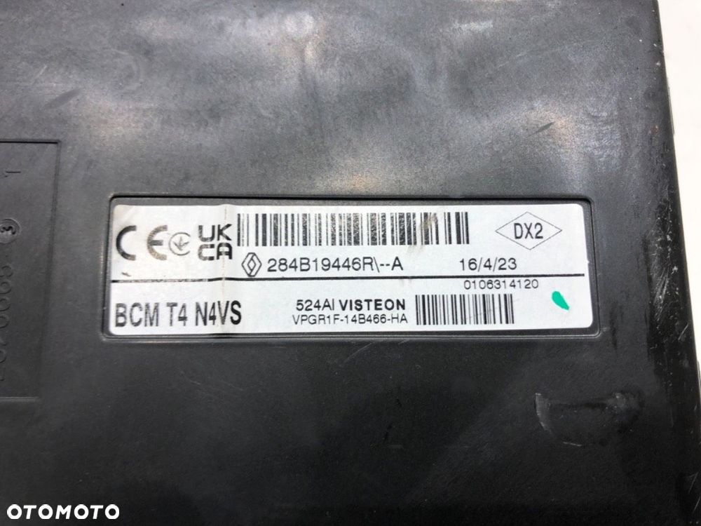 MODUŁ BCM  DACIA DUSTER (HM_) 2017 - 2022 1.0 TCe 90 67 kW [91 KM] benzyna 2021 - 2022 284B19446R - 6