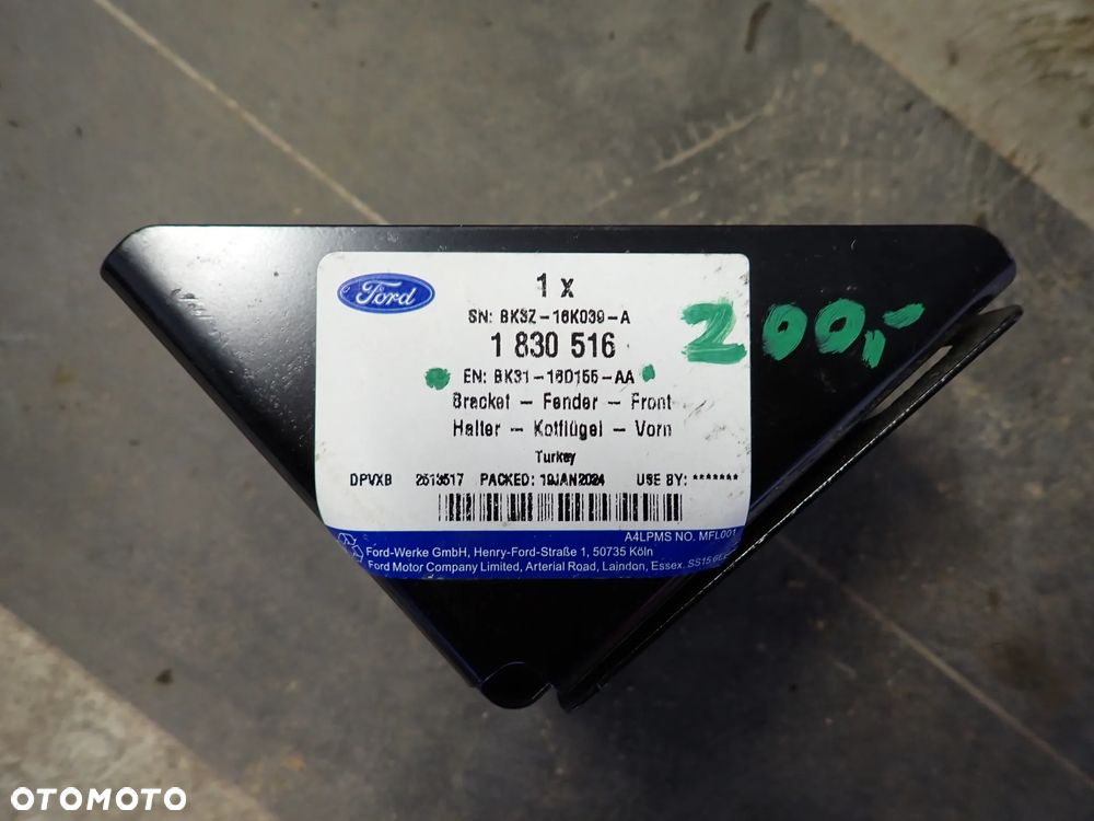 FORD TRANSIT 2014-2019 UCHWYT MOCOWANIE BŁOTNIK LEWY BK3116D155AA - 2