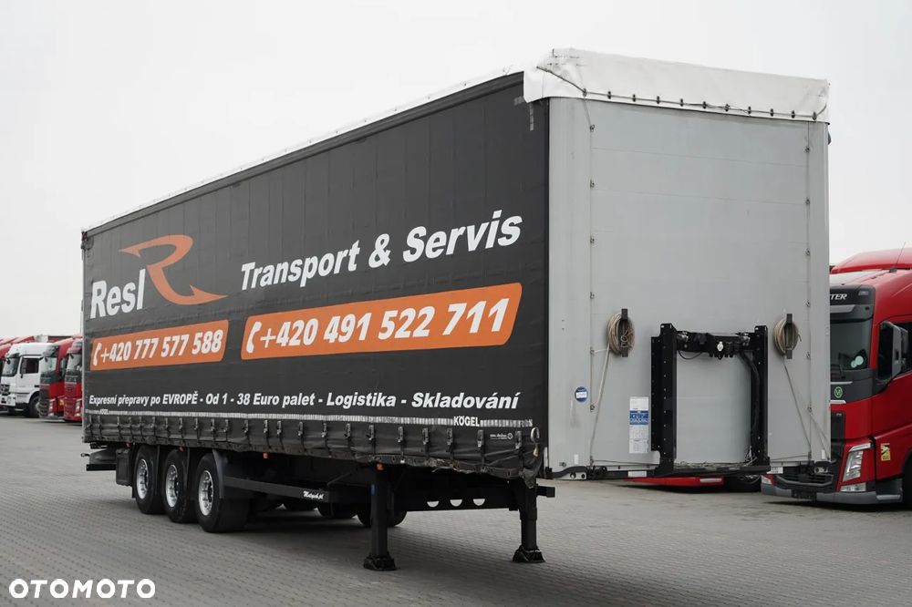 Kögel FIRANKA / MEGA / OŚ PODNOSZONA / OSIE SAF / DACH PODNOSZONY / LOW DECK - 1