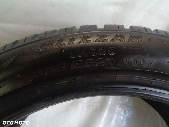 2X BRIDGESTONE BLIZZAK LM005 275/40R20 106V - 11