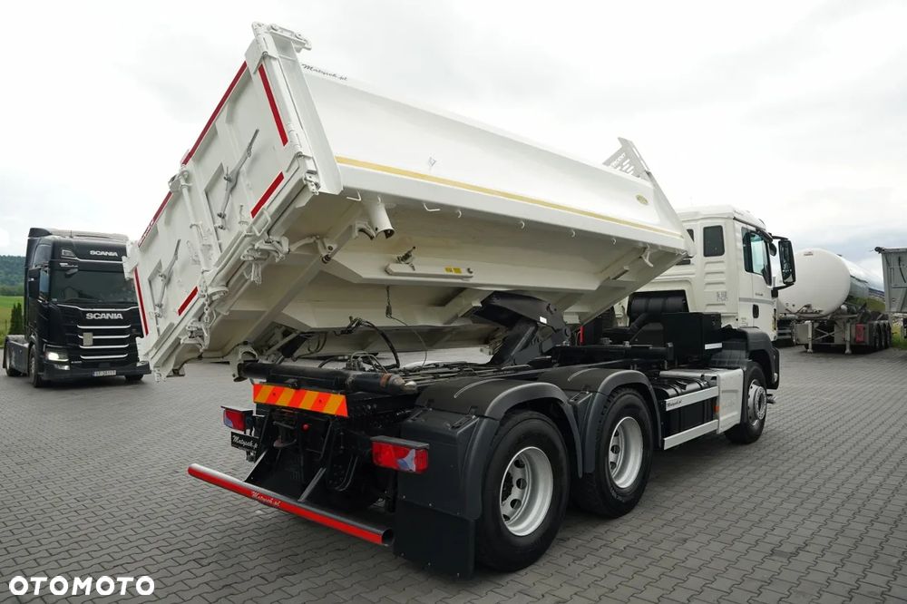 MAN TGS 26.400 / 6X4 / 2 STRONNA WYWROTKA / HYDROBURTA / AUTOMAT / EURO 6 - 9