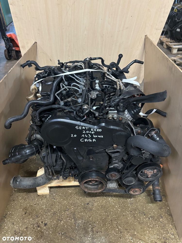SILNIK KOMPLETNY AUDI SEAT EXEO A4 A5 Q5 2.0 TDI CAG CAGA 105KW 143KM EUROPA - 3