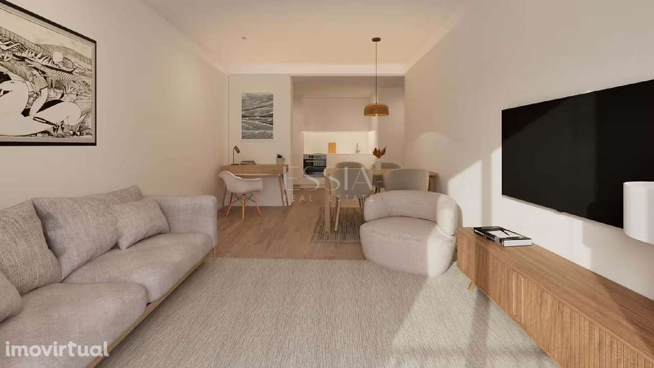 Apartamento T0 com Garagem e Jardim - Grande imagem: 3/17