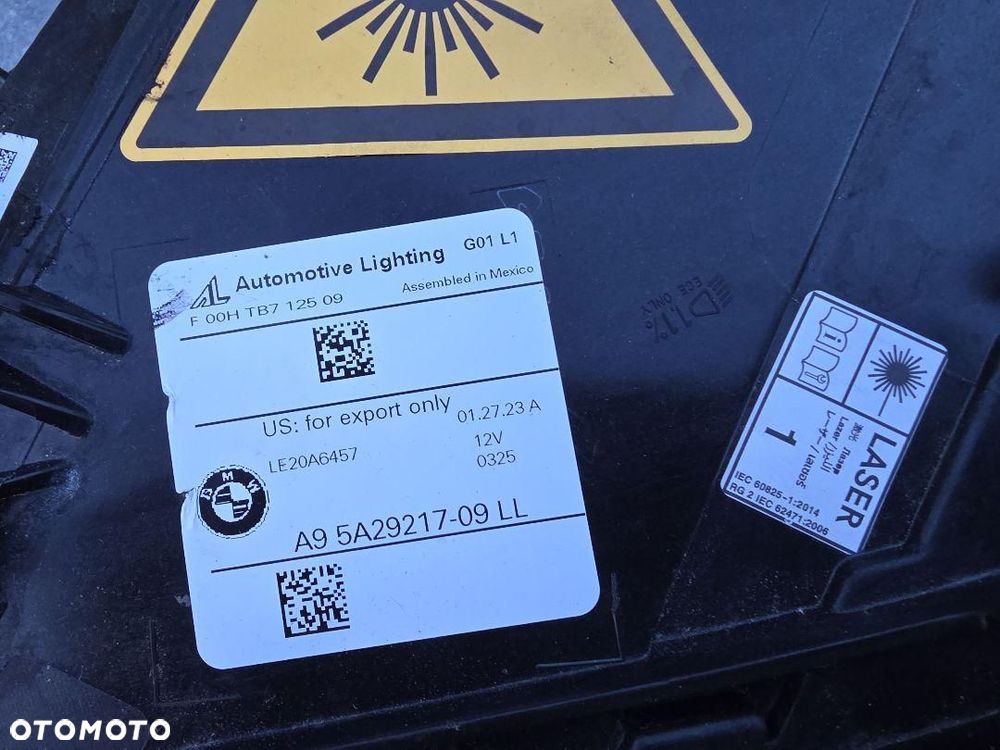 BMW X3 X4 G01 G02 LIFT LCI Lampa lewa przód Full Led Laser 5A29217-09 - 12