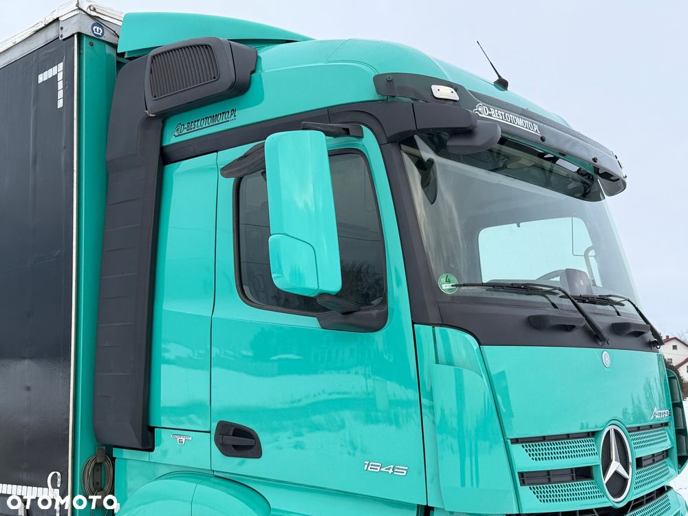 Mercedes-Benz ACTROS 1845 / FIRANKA / 18 EUROPALET / ALUSY / 8 000 KG ŁADOWNOŚCI / 2018 ROK / SPROWADZONY / AUTOMAT / SYPIALKA / EURO 6 - 13