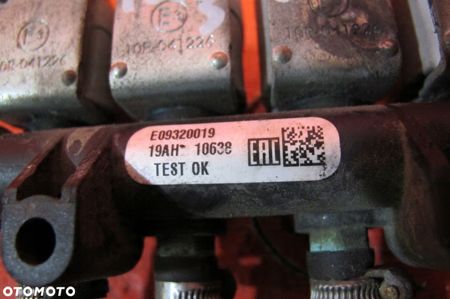 LISTWA WTRYSKOWA GAZU LPG WTRYSKIWACZE E09320019 - 5