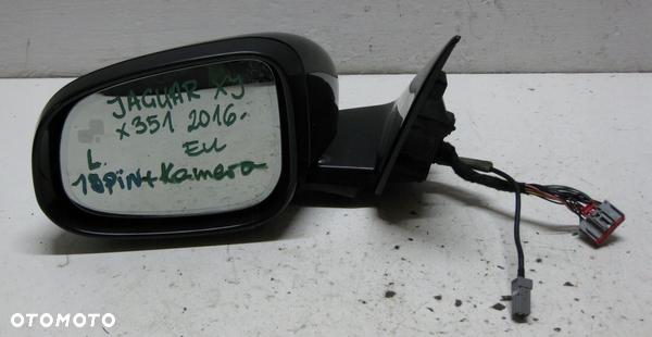 JAGUAR XJ X351 FL 3.0D 16R LUSTERKO ZEWNĘTRZNE LEWE 18 PIN KAMER KOL.1AU