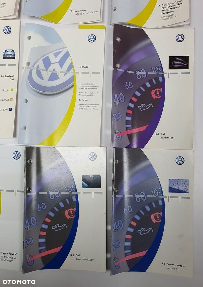 INSTRUKCJA OBSŁUGI + ETUI VW GOLF IV - 4