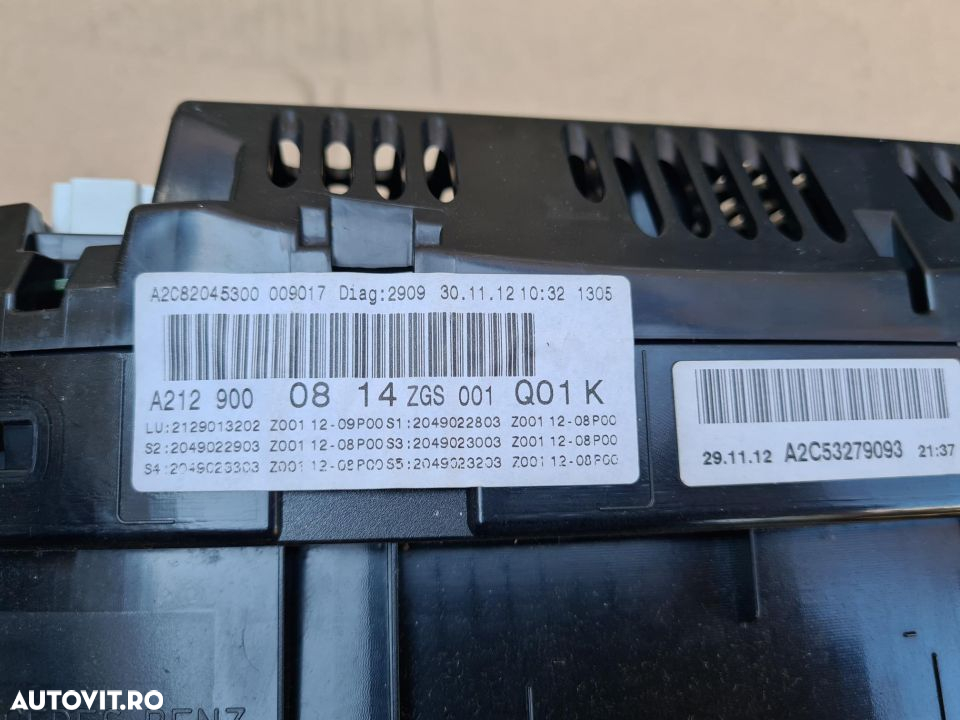 ceas bord europa mercedes e class w212 non facelift an 2009 2013 - 4