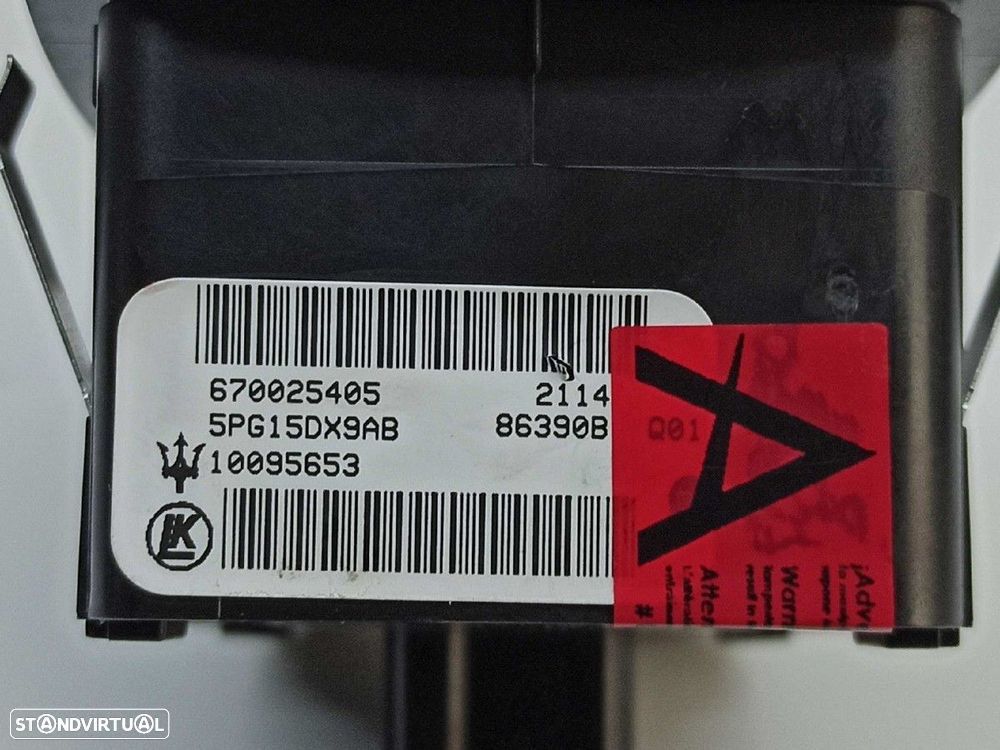 COMANDO DO ELEVADOR TRASEIRO ESQUERDO MASERATI GHIBLI S Q4 - 7