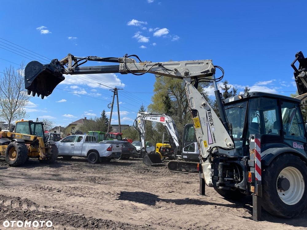 Terex Koparko Ładowarka Koparka Terex 860 SE, 2004 ROK, Szczęka Krokodyl, Widły do palet, Ramię z teleskopem_Cała w Oryginale Niemalowana_GOTOWA DO PRACY_BRUTTO! - 38