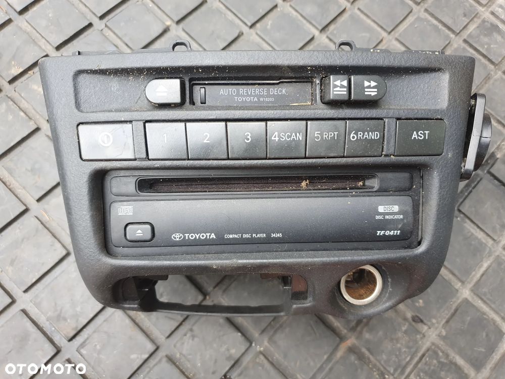 TOYOTA YARIS I RADIO SAMOCHODOWE + ZMIENIAKA 08601-00893 86120-0D070 - 1