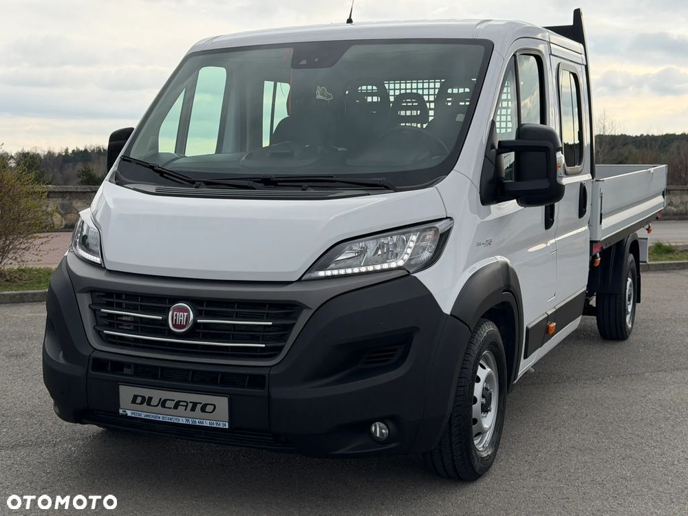 Fiat Ducato Doka 7 osób / Brygadowy / Paka 3.3m / Wzmacniany Maxi Koła 16" / Silnik Iveco 2.3 140km  / Ledy / Bogate wyposażenie / Zadbany jak nowy / 1 Właściciel / Salon PL / FV23% - 15