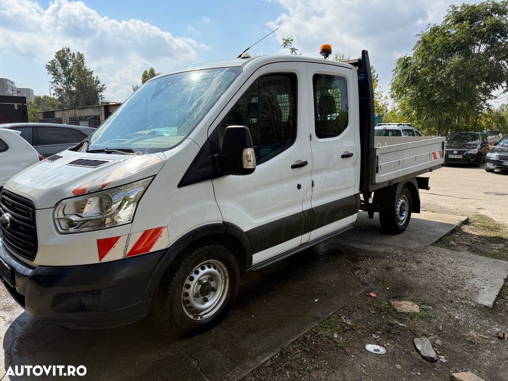 Ford Transit Tranzit Dokka Camioneta 7 locuri bena carosata 2017 impecabila fără probleme fără rugina Istoric Service complet Carvertical scos anvelope noi Navi AC - 17