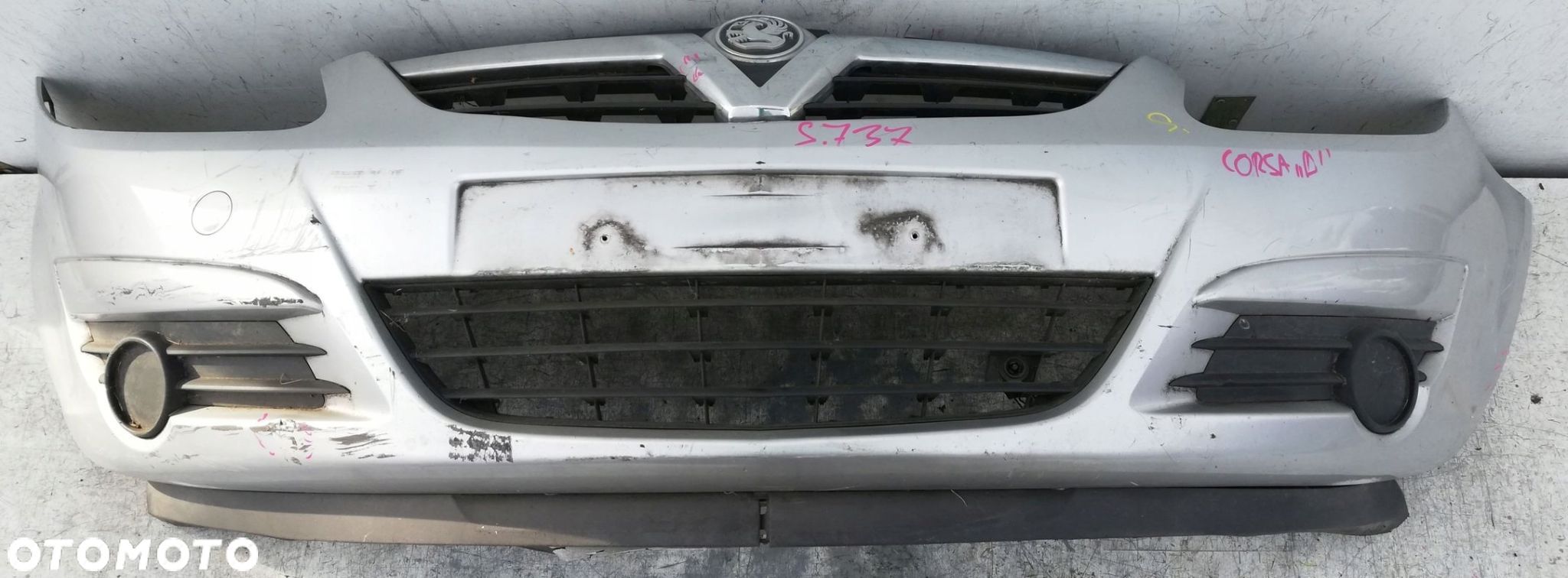 Opel Corsa D zderzak przedni przód - 1
