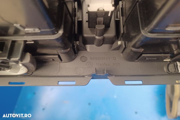 Grila ventilatie bord centru 5K0815736D 5K0819743D Volkswagen VW Golf - 2