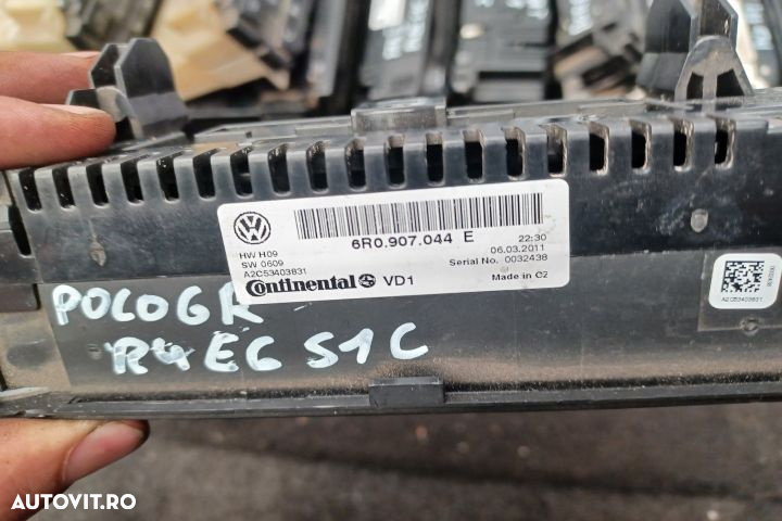 Comanda clima 6R0907044E 6R0907044E Volkswagen VW Polo 5 6R [2009 - 2 - 5