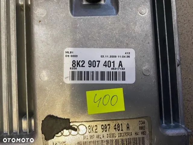STEROWNIK KOMPUTER SILNIKA AUDI A4 B8 8K2907401A - 2