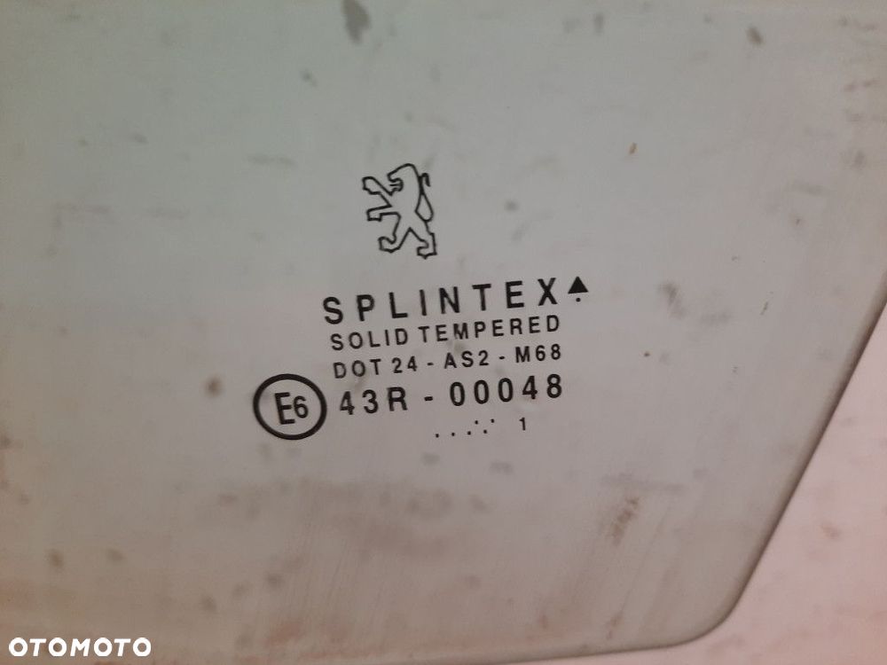 PEUGEOT 307 I 01-05 SZYBA DRZWI PRZÓD LEWA  EXLD 43R-00048 - 3