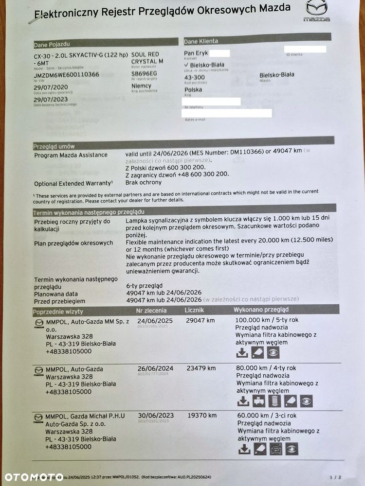 Mazda CX-30 SKYACTIV-G 2.0 M-Hybrid AWD - 12