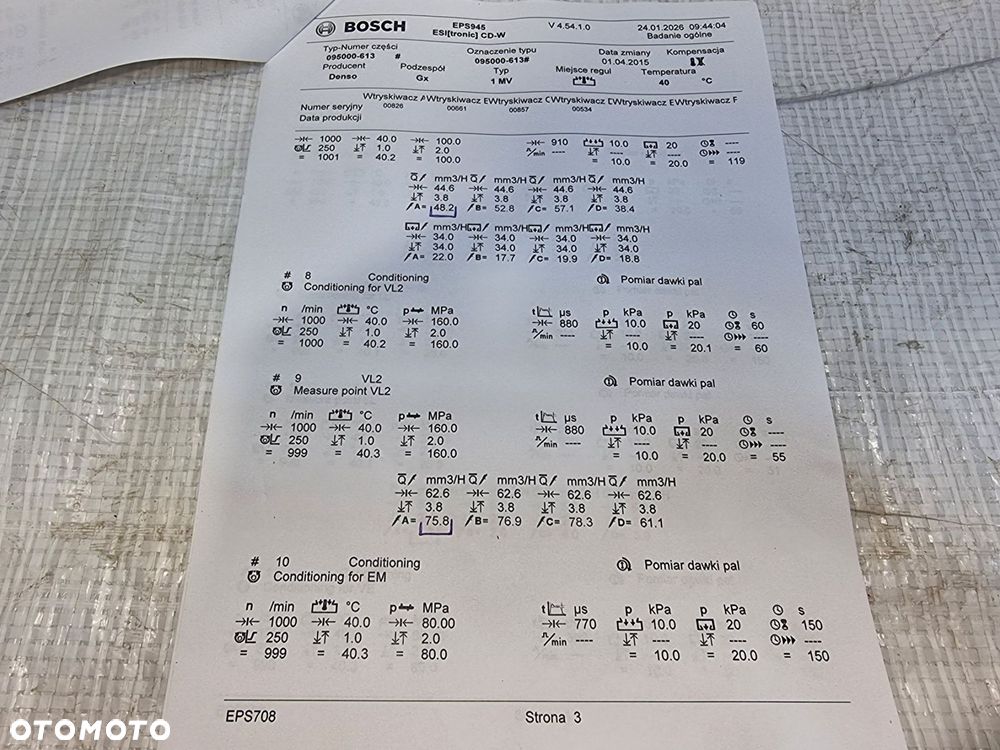 WTRYSK WTRYSKIWACZ OPEL ASTRA K V  1.6 CDTI 55585167 - 9
