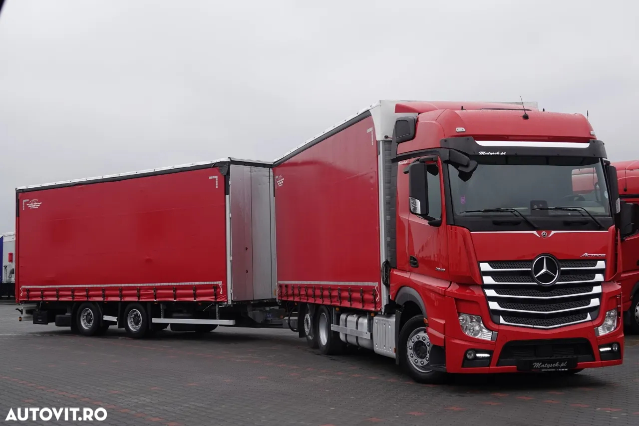 Mercedes-Benz ACTROS 2548 / TANDEM COMBINAT 120 M3 / TRANSIT / AER CONDIȚIONAT PARCARE / SPAȚIU MARE / DUPĂ CONTRACT DE SERVICE GOLD / - 3