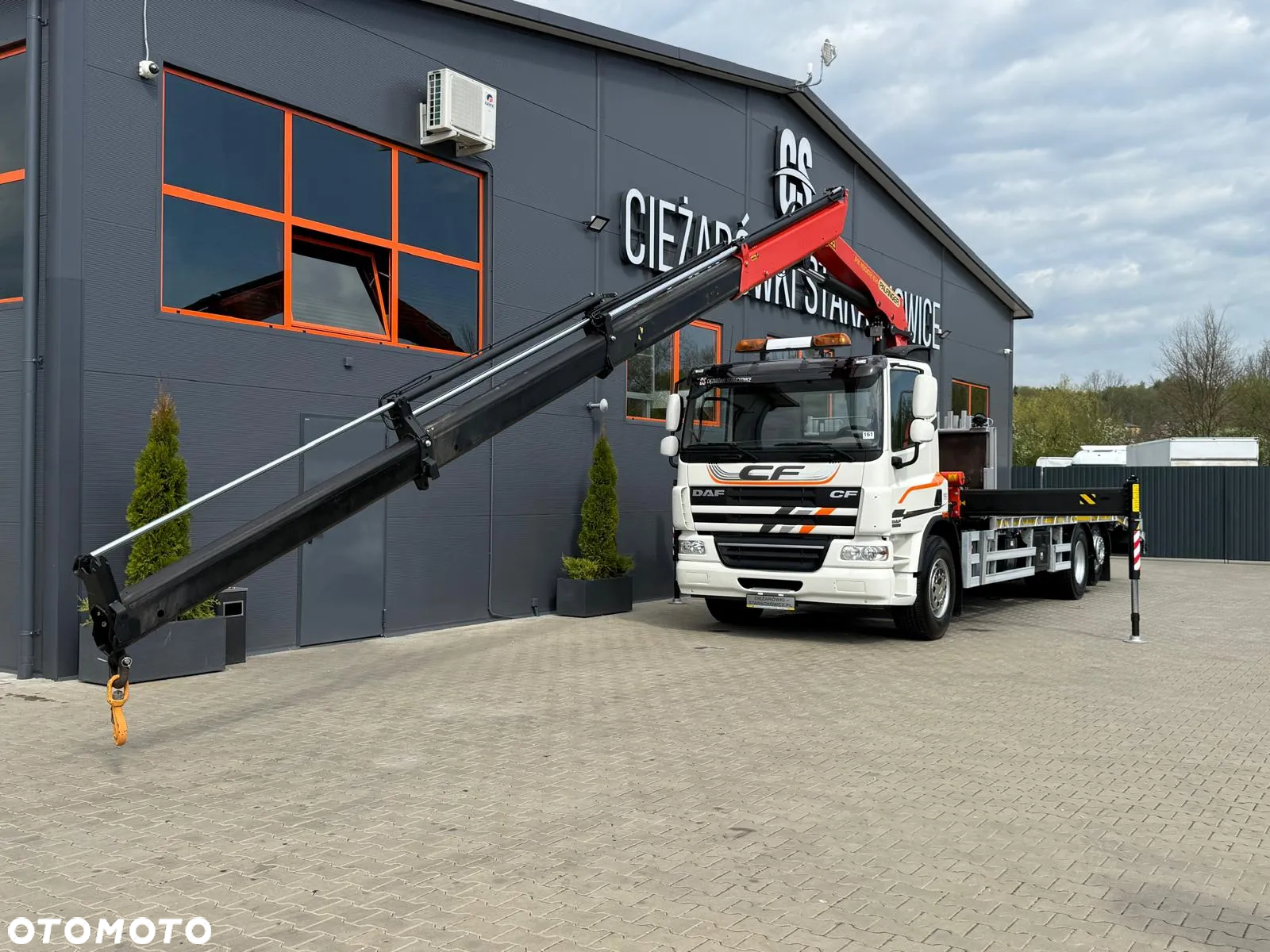 DAF DAF CF 75.310 / E5 / 6x2 / laweta + żuraw PALFINGER PK 18002 EH / platforma , pomoc drogowa , skrzynia - 20