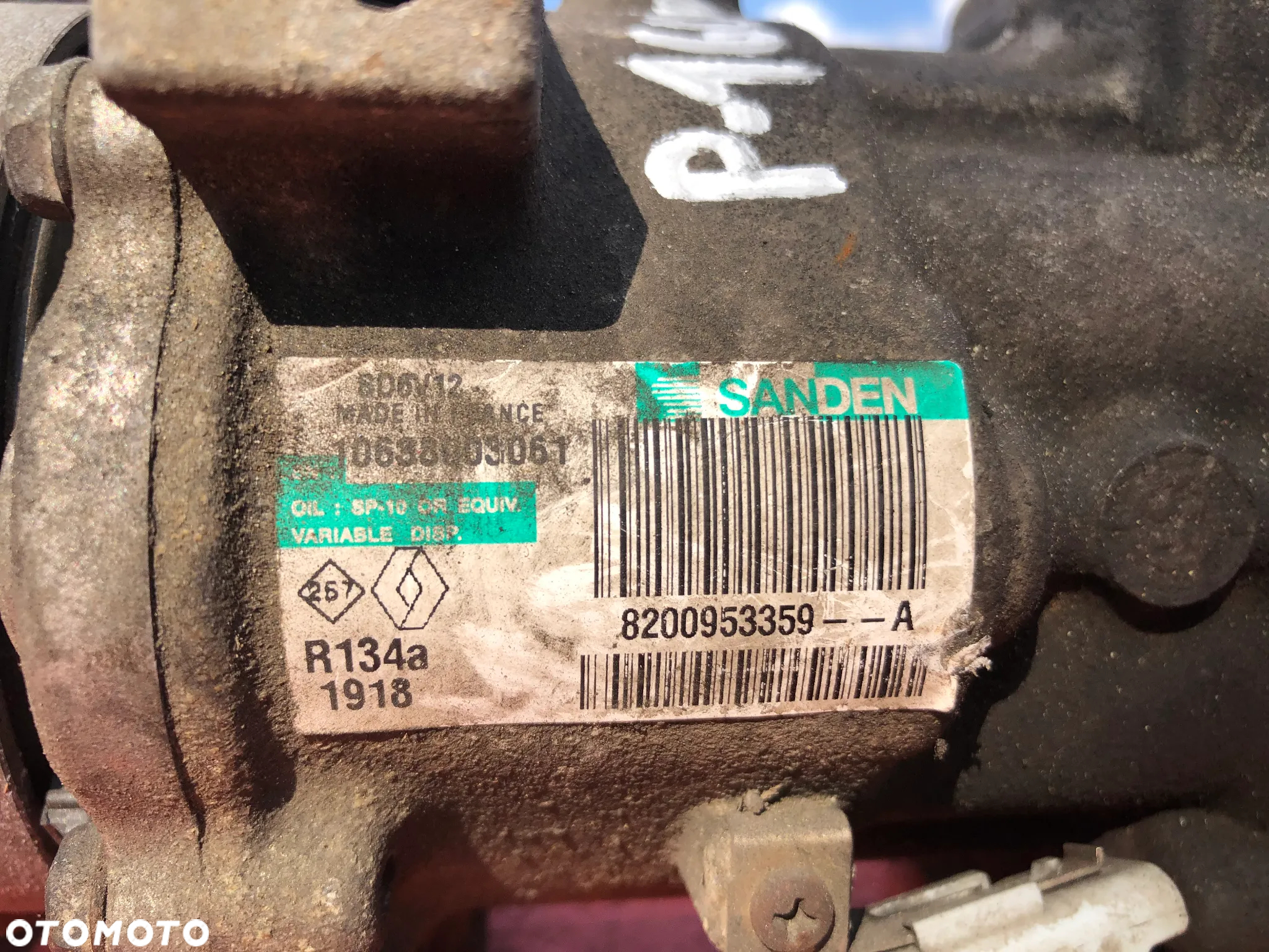 Sprężarka Kompresor Klimatyzacji 6PK 8200953359 Renault Clio III Kangoo II 1.5 DCI - Gwarancja Wysyłka - 3