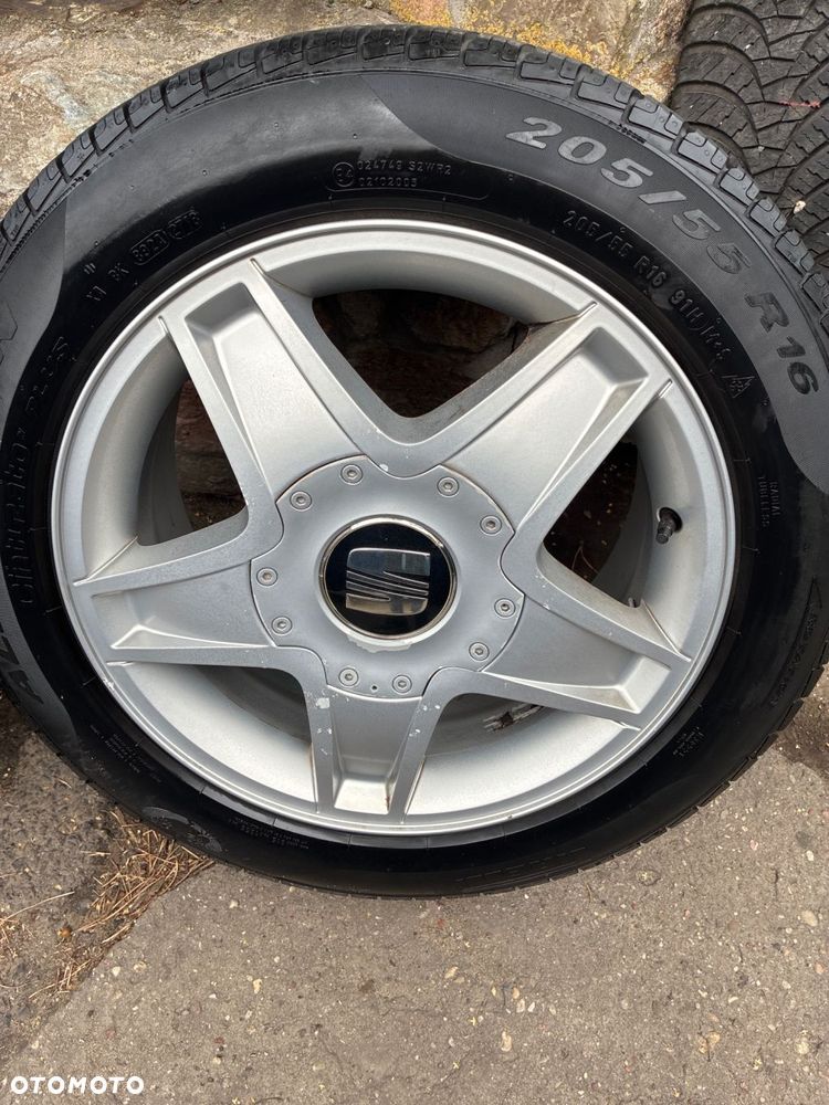Seat  FELGI ALUMINIOWE 205/55 R16 KOMPLET ET43 5X100 4szt - 2