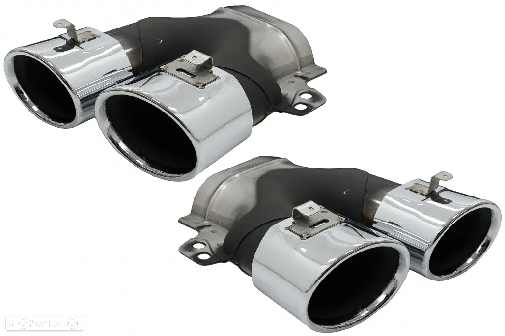 Difusor com Ponteiras Mercedes C W205 (2014 a 2020) Look 43 - 9