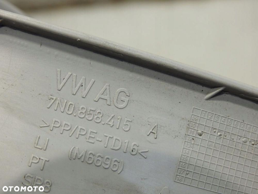 OSŁONA SŁUPKA LEWY PRZÓD VW SHARAN II 7N0858415A - 5