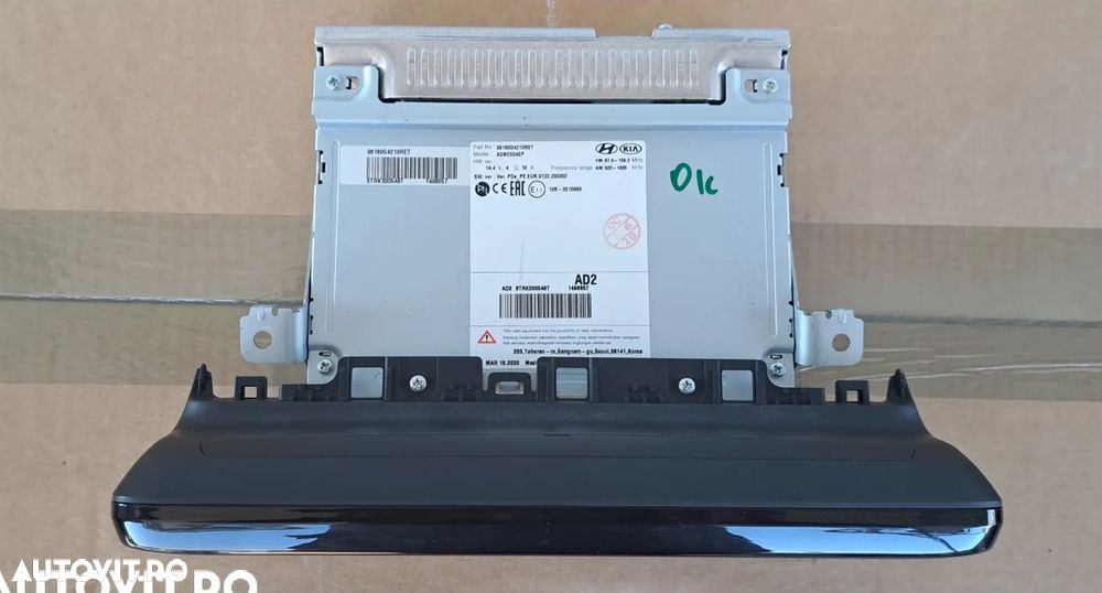 Sistem audio radio CD casetofon navigatie apple play android cu display afisaj mare Hyundai i30 PD PDE gen 3 2017-2024 - 2