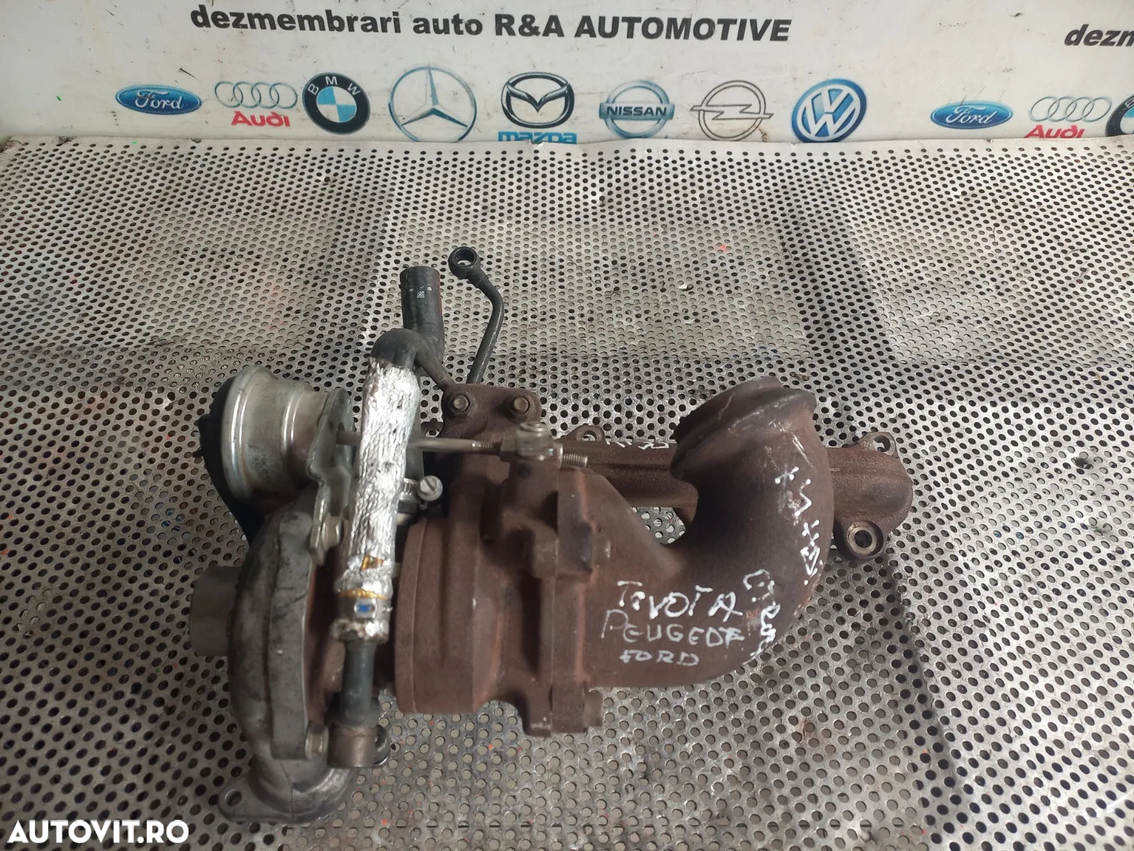 Turbo Turbina Ford Peugeot Citroen Toyota 1.4 Hdi Tdci Cod KP35- Fiesta C1 C3 Xsara Nemo 206 307 Et - 2