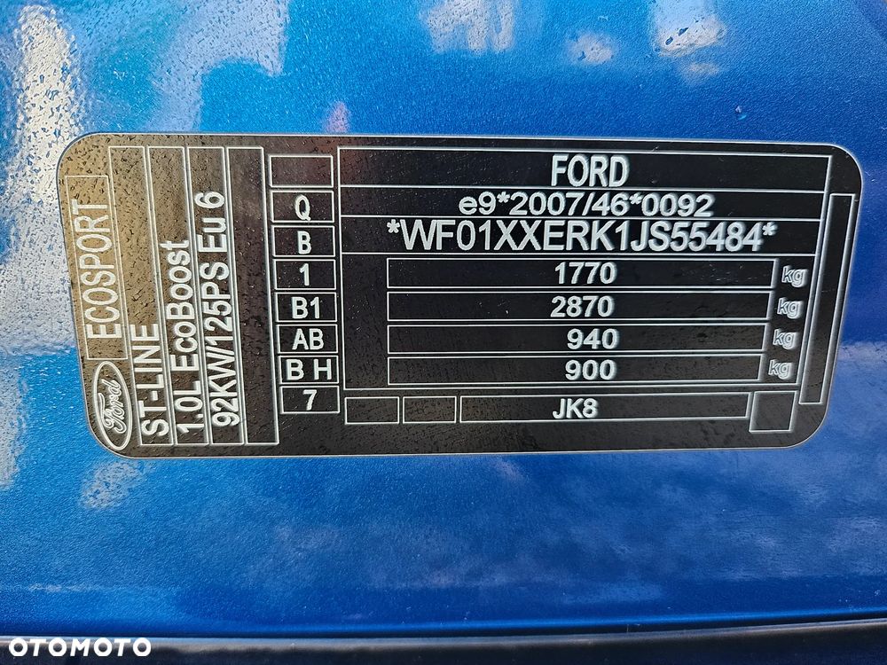 Ford EcoSport 1.0 EcoBoost ST-Line Black ASS - 17