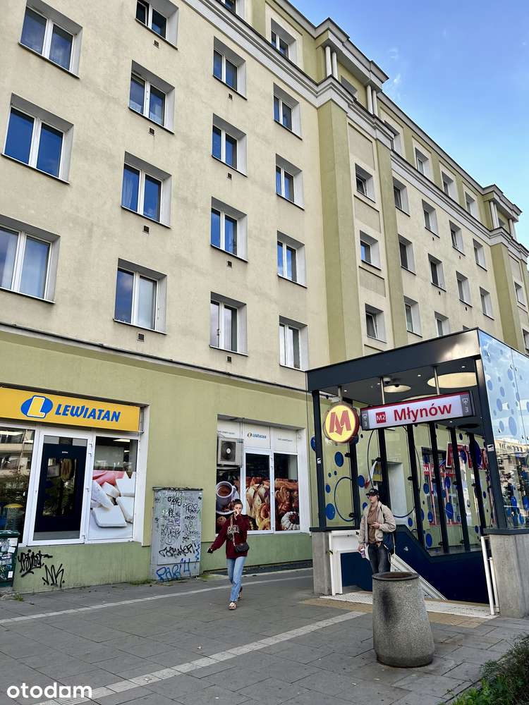 Wyjątkowa kawalerka tuż przy metrze Młynów
